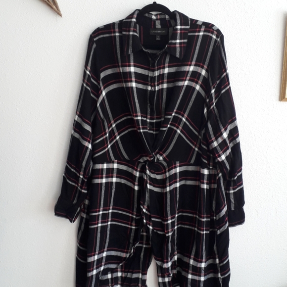 Lane Bryant Plaid Flannel Shirt - Picture 2 of 6